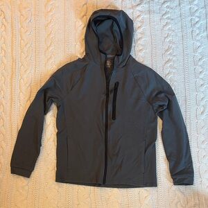 Lightweight Hooded Jacket in Dark Gray